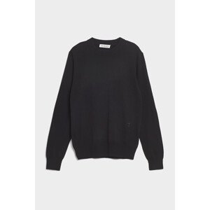Svetr trussardi sweater roundneck cashmere blend černá xxxl