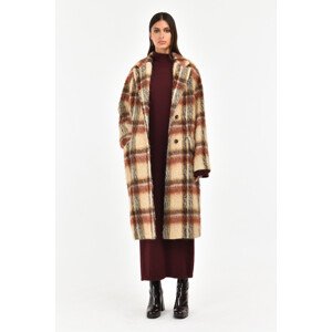 Kabát manuel ritz women`s coat hnědá 40