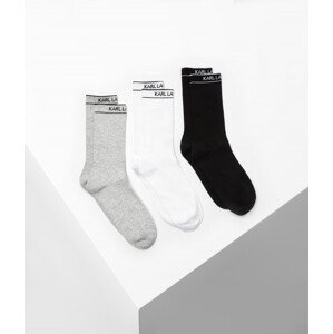 Ponožky karl lagerfeld k/essential mid socks 3p různobarevná 35/38