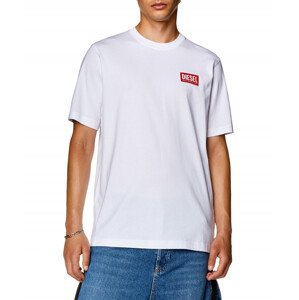 Tričko diesel t-just-nlabel t-shirt bílá s