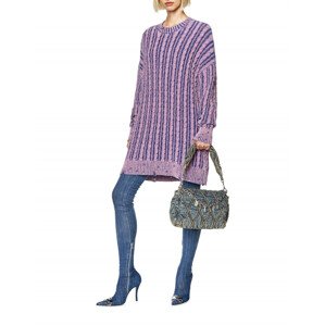 Šaty diesel m-pantesse knitwear růžová xxs