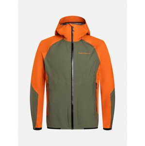 Bunda peak performance m pac gore-tex jacket oranžová s
