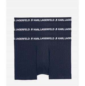 Spodní prádlo karl lagerfeld logo trunk set 3-pack modrá m