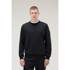 Mikina woolrich light fleece sweatshirt černá xl