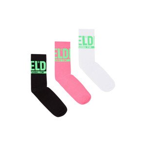 Ponožky diesel skm-ray-threepack socks různobarevná m