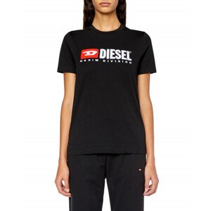 Tričko diesel t-reg-div t-shirt černá xs