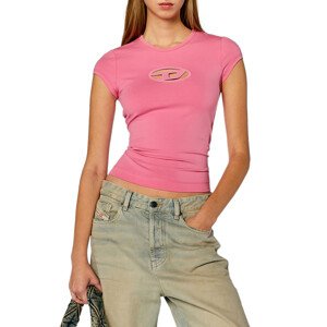 Tričko diesel t-angie t-shirt růžová xs