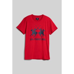 Tričko la martina man s/s t-shirt jersey červená xl