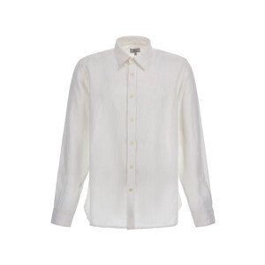 Košile woolrich linen shirt bílá xxxl