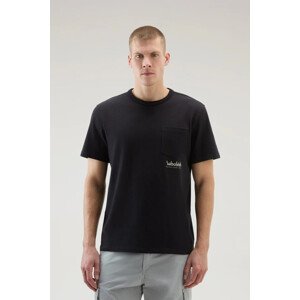Tričko woolrich trail t-shirt černá xxl