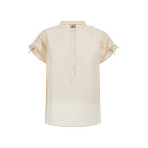 Košile woolrich viscose linen shirt bílá xs