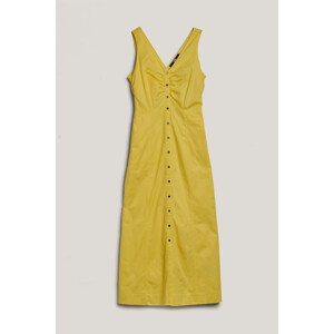 Šaty karl lagerfeld cotton day dress žlutá 38