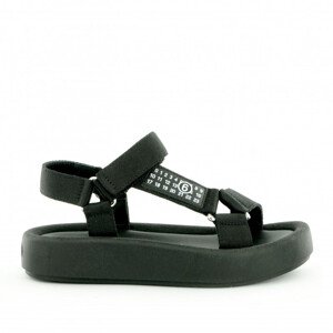 Sandále mm6 logo tape platform sandals černá 35