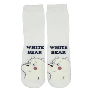 Ponožky White bear 35-38, bílé