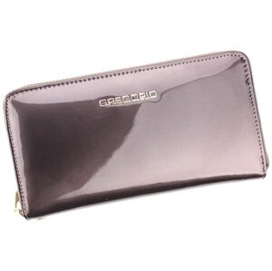 Dámská luxusní kožená peněženka Gregorio EMMA, šedá
