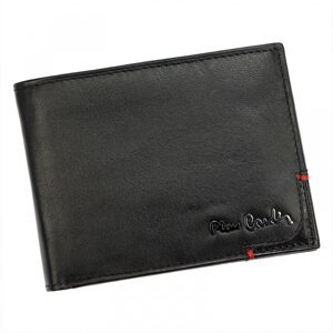 Pánská kožená peněženka na šířku Pierre Cardin Gllassr, černá