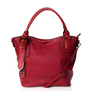 Atraktivní dámská kabelka do ruky Marisa, červená