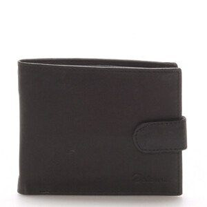 Pánská kožená peněženka DELAMI Tim, černá
