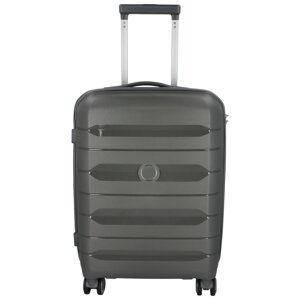 Cestovní plastový kufr Hesol velikost S, tmavě šedá