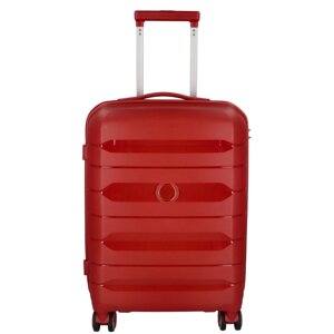 Cestovní plastový kufr Hesol velikost S, tmavě červený