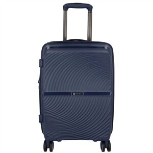Cestovní plastový kufr Darex velikosti S, tmavě modrý