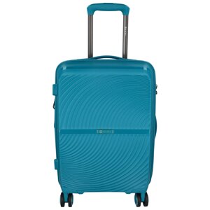 Cestovní plastový kufr Darex velikosti S, tyrkysový