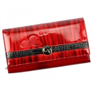 Dámská kožená peněženka červená - Cavaldi Corinne