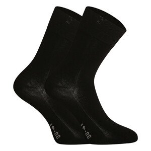Ponožky Gino bambusové bezešvé černé (82003) XL
