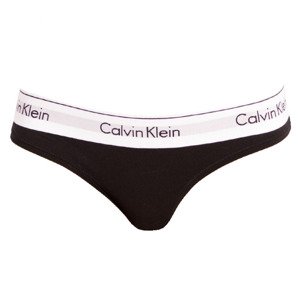 Dámská tanga Calvin Klein černá (F3786E-001) M