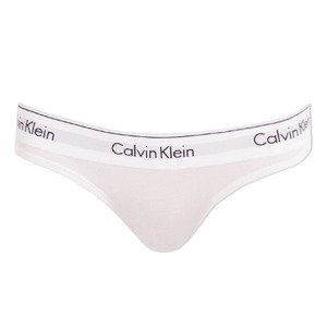 Dámská tanga Calvin Klein bílá (F3786E-100) XS