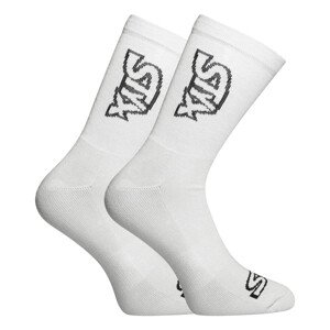 Ponožky Styx vysoké šedé s černým logem (HV1062) XL