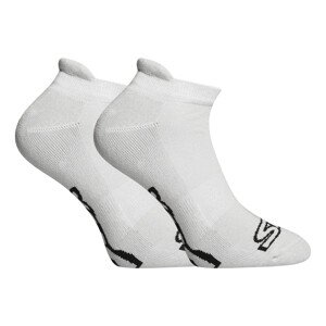 Ponožky Styx nízké šedé s černým logem (HN1062)  M