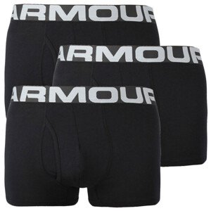 3PACK pánské boxerky Under Armour nadrozměr černé (1363616 001) 4XL