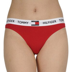 Dámská tanga Tommy Hilfiger červená (UW0UW02198 XCN) XL