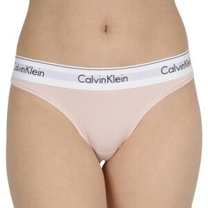 Dámská tanga Calvin Klein růžové (F3786E-2NT) S