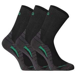 3PACK ponožky VoXX černé (Trim) M