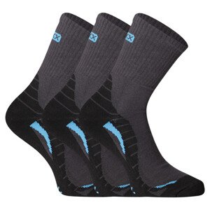 3PACK ponožky VoXX tmavě šedé (Trim) M
