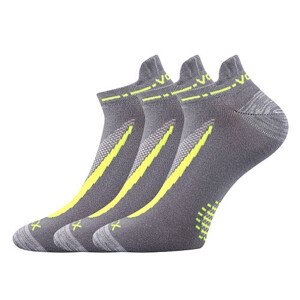 3PACK ponožky VoXX šedé (Rex 10) M
