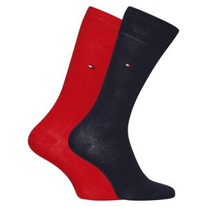 2PACK pánské ponožky Tommy Hilfiger vysoké vícebarevné (371111 085) M