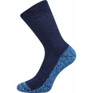 Teplé ponožky Boma tmavě modré (Sleep-darkblue) L
