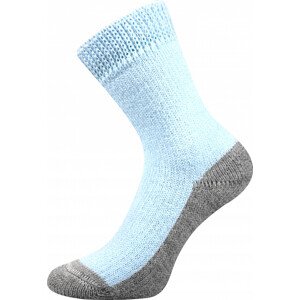 Teplé ponožky Boma světle modré (Sleep-lightblue) M