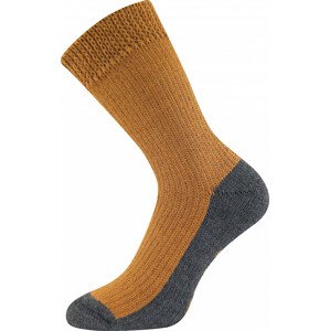 Teplé ponožky Boma hnědé (Sleep-brown) M
