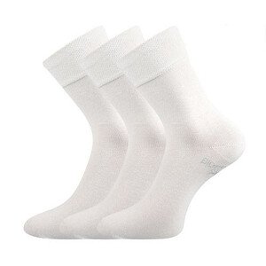 3PACK ponožky Lonka bílé (Bioban) M