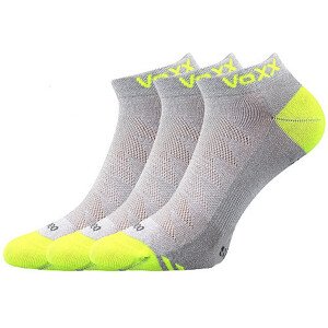 3PACK ponožky VoXX bambusové světle šedé (Bojar) M