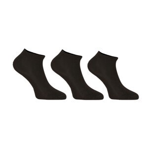 3PACK ponožky Nedeto nízké černé (3NDTPN1001) XL
