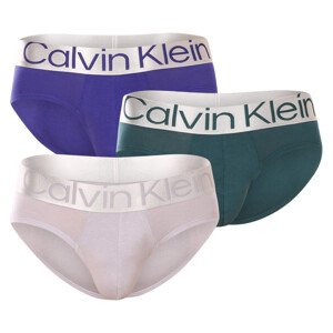 3PACK pánské slipy Calvin Klein vícebarevné (NB3129A-GIC) XXL