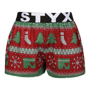 Dětské trenky Styx art sportovní guma Vánoce pletené (BJ1658) 9-11 let