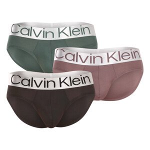 3PACK pánské slipy Calvin Klein vícebarevné (NB3073A-GIA) M