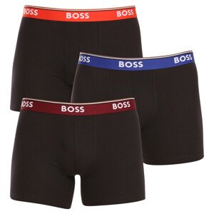 3PACK pánské boxerky Hugo Boss černé (50499441 972) L
