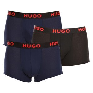 3PACK pánské boxerky Hugo Boss vícebarevné (50496723 406) L